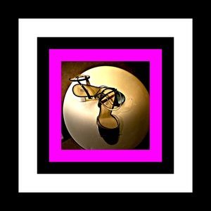 New! Size 9.5  Michael Kors- Yonnie Black Patent Leather Strappy Sandal